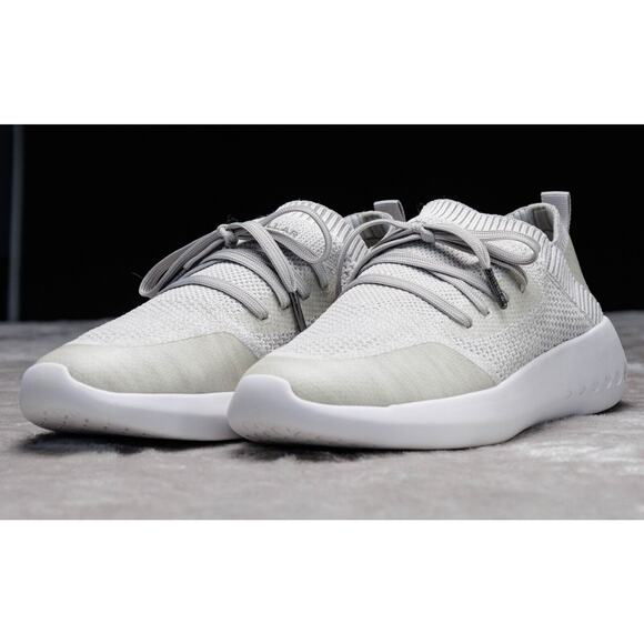 Peter Millar Hyperlite Glide Off White Gray Knit Sneakers Womens Size 7.5 - Picture 10 of 16